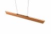 Lampa wisząca LED prostokątna drewniana klasyczna nowoczesna ściemnialna EDGEWOOD 359710130 Trio 